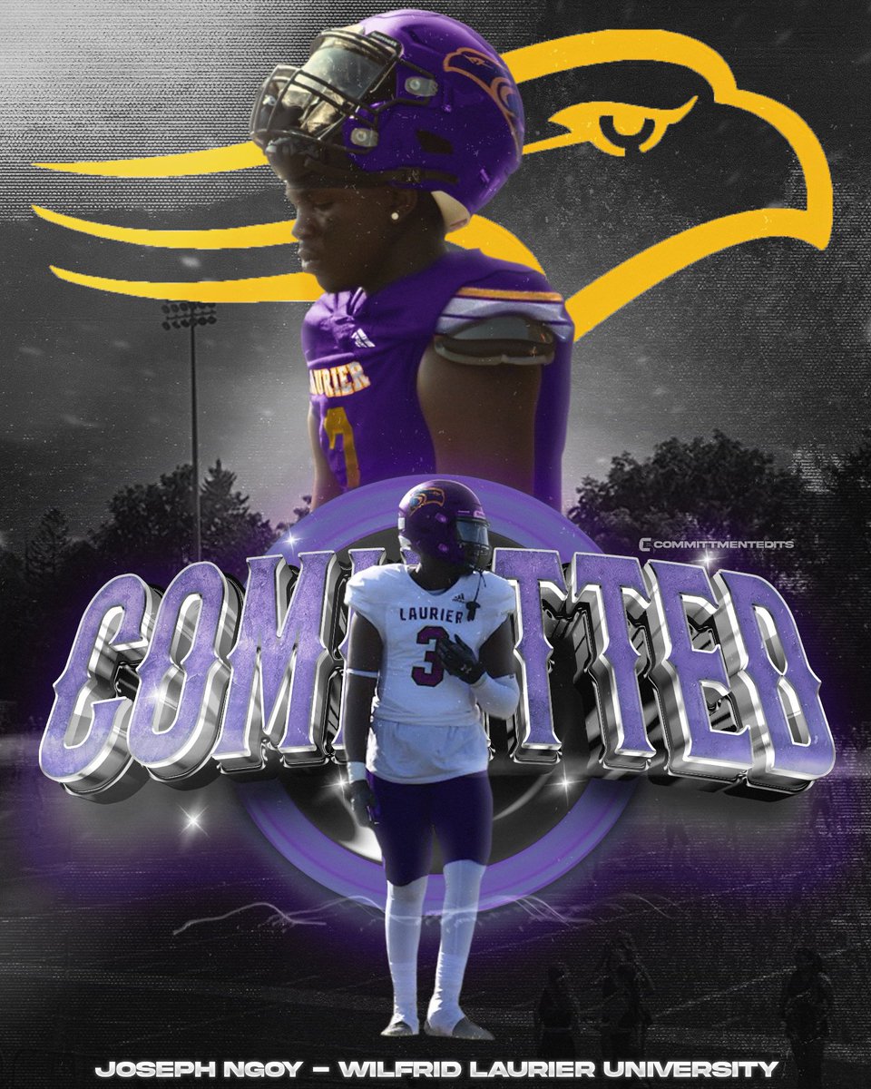 josephngoyy's tweet photo. Blessed to announce I will be committing to the Laurier Golden Hawks! #AGTG #committed @LaurierFootball @MichaelFaulds @WLUDC_RonV https://t.co/WZSKdOqIQn