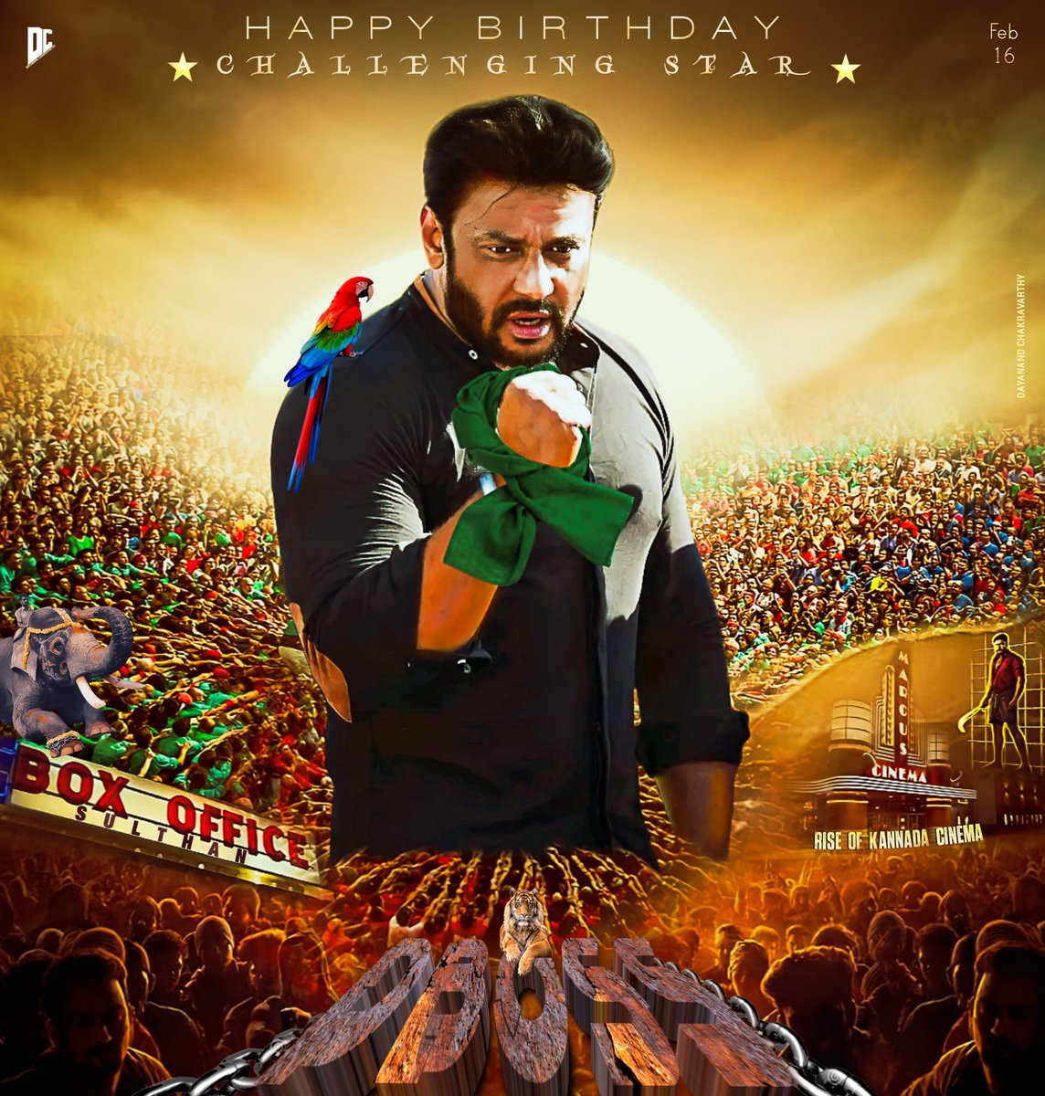 Wish you happy birthday Darshan sir 🎉 
your one man army 😎 your journey very interesting and inspiring ✴️ 
God bless sir 💖 Lots of love 🥰
#DBoss #TheDevil #DevilTheHero <a href="/dasadarshan/">Darshan Thoogudeepa</a>