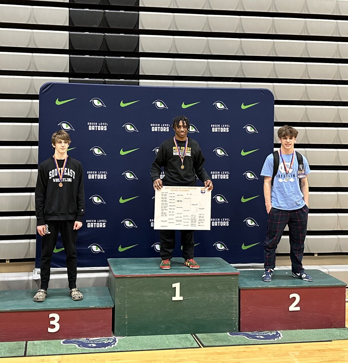 Movin’ on to States! 

Congratulations Gavin Lopez, Hutson Catullo and JT Sarchet!