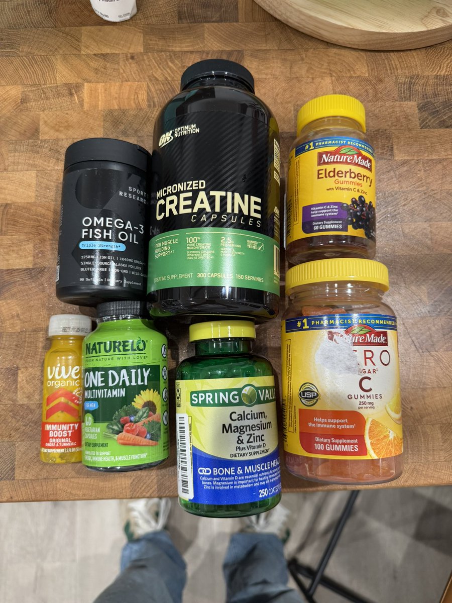 SeanEcom's tweet image. I used to get sick like once a quarter.
Now I don’t get sick at all.

This is what I take.
