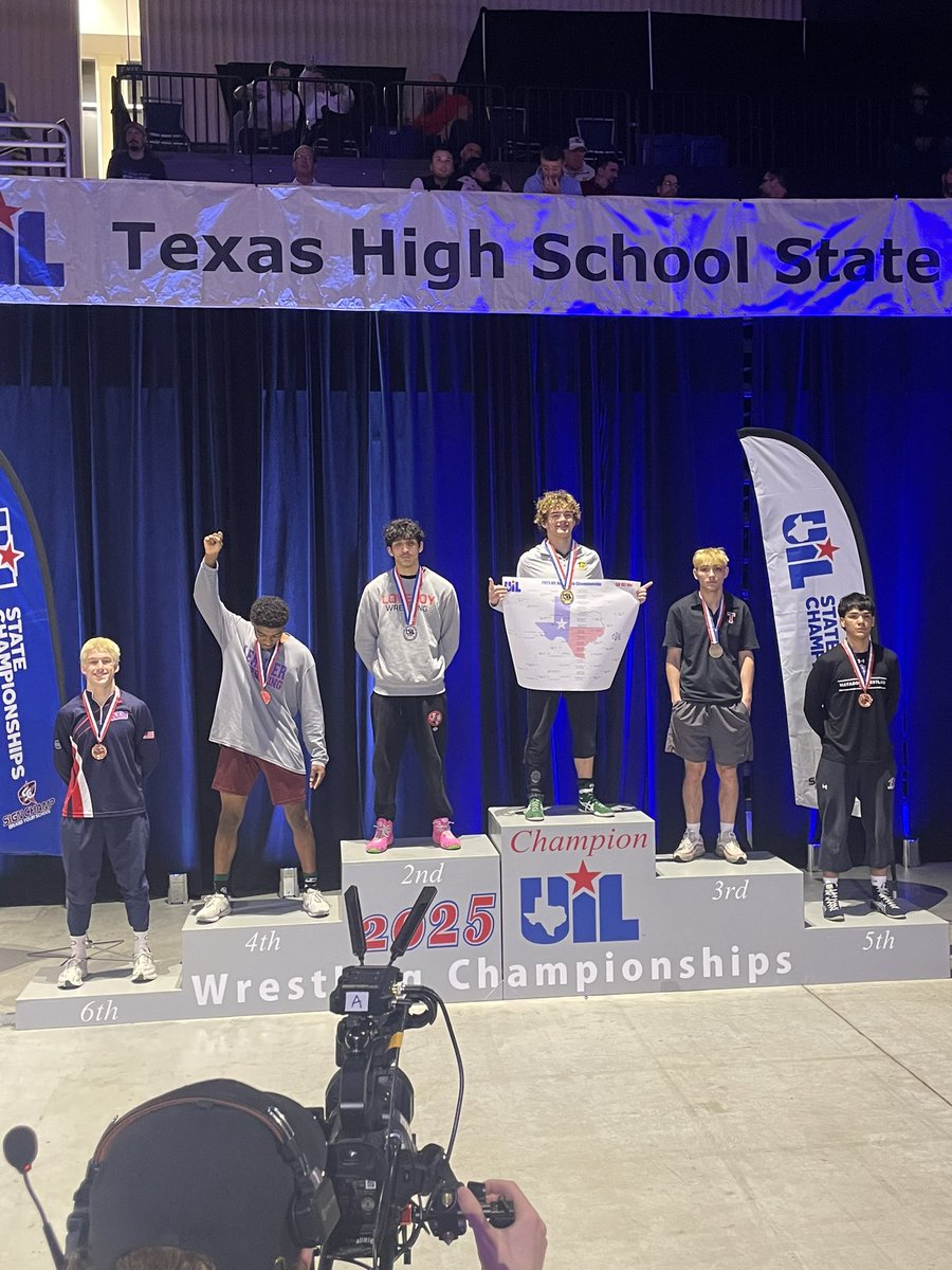 Back to back state medals for Reece Bryant! He’s done an amazing job this year with his work in the ring as well as being one of the main leaders of the team. Congratulations on your 4th place finish, Reece!