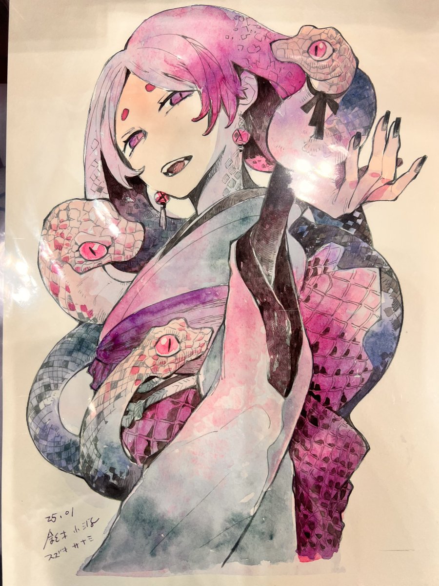 「水彩原画は各9000円にしました。よろしくお願いします。以下リプに原画吊り下げま」|鈴木小波とジャンプラ神食の料理人❹のイラスト