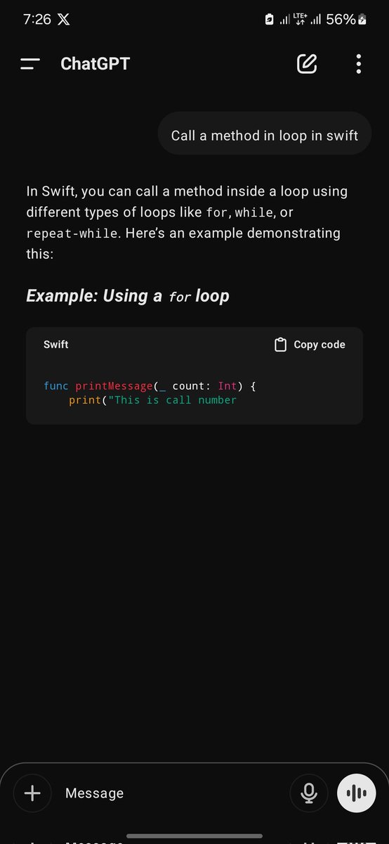 YashFulse's tweet image. Hey @sama, my ChatGPT malfunctions most of the time.
It gives incomplete answers and stops midway.
I've tried uninstalling and logging out, but there have been no changes.💁♂️