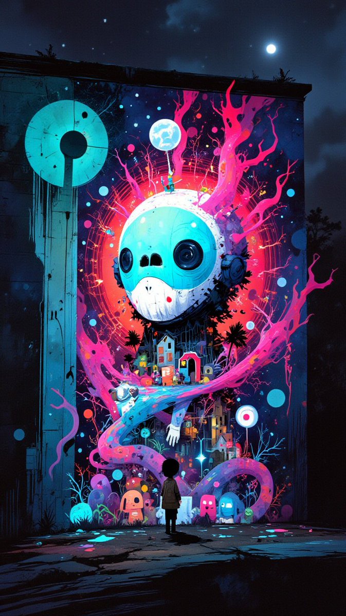 MingStar's tweet photo. Neon Graffiti #aiart #ai #genai #flux https://t.co/hlyr6EtzWA