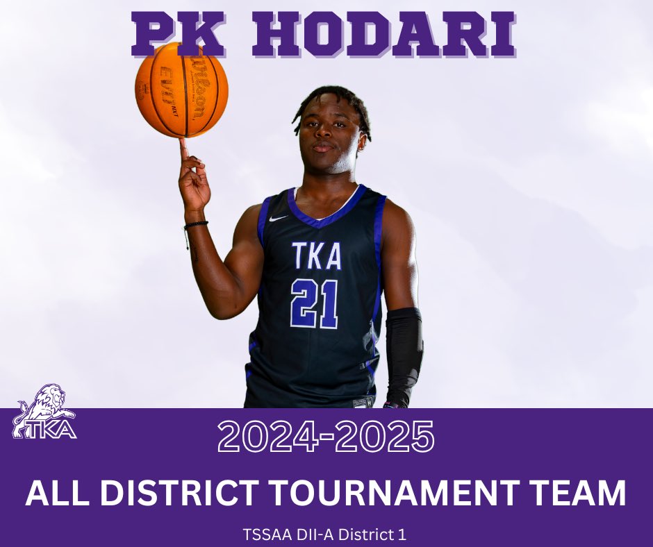 Congratulations to <a href="/PHodary74440/">Pk hodary</a> (2027) for being named to the All District Tournament Team for TSSAA D-II A District 1. Way to go PK!
#LadyLionsFamily