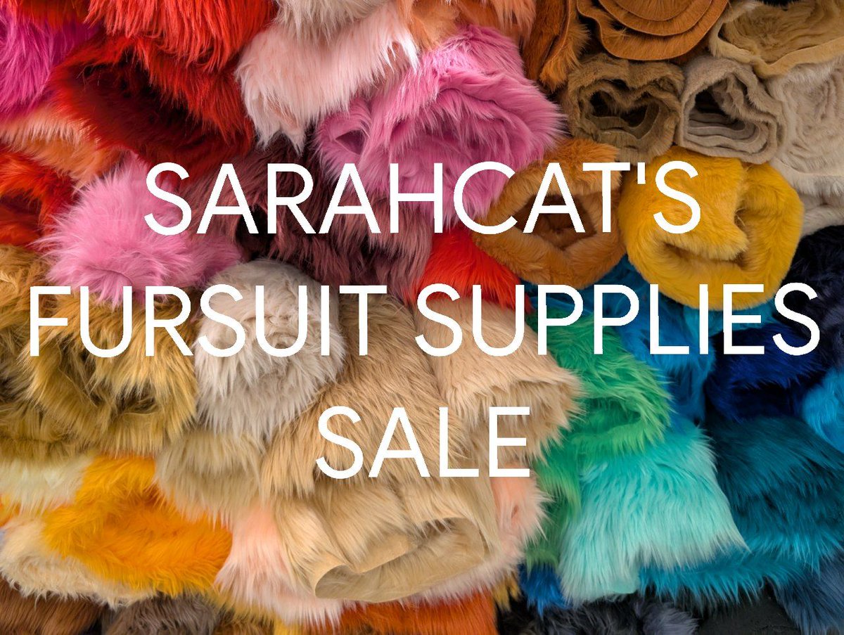SarahcatFursuit's tweet image. I got a WHOLE BUNCH of fabric and fursuit supplies I'm needing to rehome!
Check out my Trello, DM me if you're interested!

trello.com/b/iq5xGYg1/sar…

(Sharing helps me too! I need this stuff out ASAP) 
#fursuit #fursuitsupplies #fursuitforsale #furry