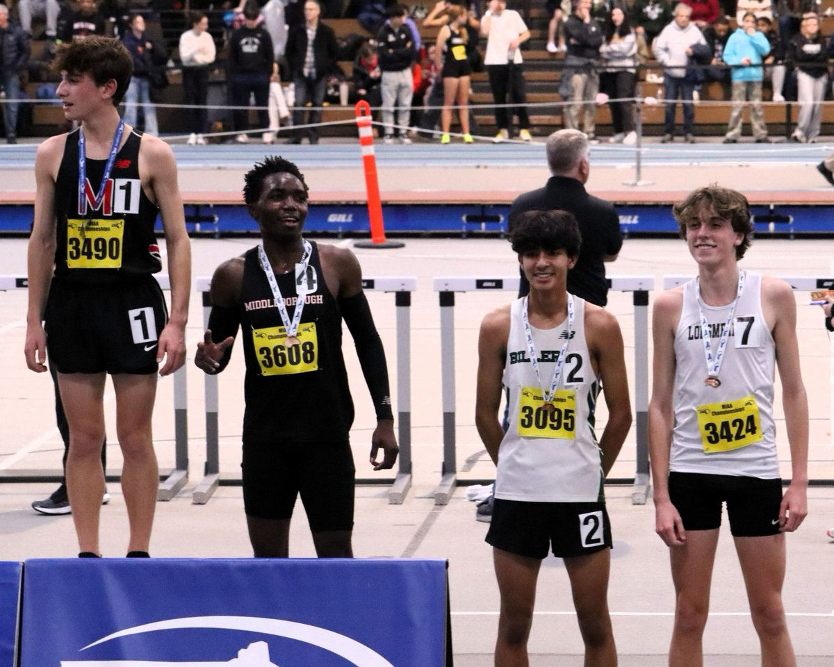 Sahil Gandhi placed 5th in the 2 mile in 9:50.91!