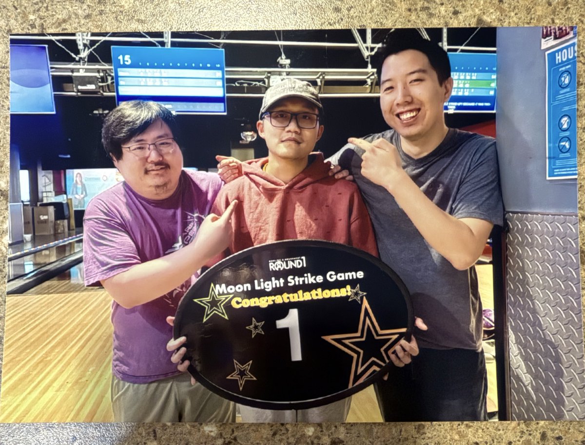 they accidentally threw me in a bowling tournament for 5 year olds. 

i won and here’s the photo they handed me.