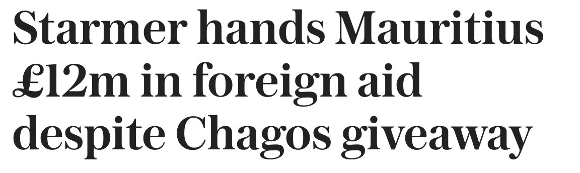 STOP GIVING OUR MONEY TO MAURITIUS.