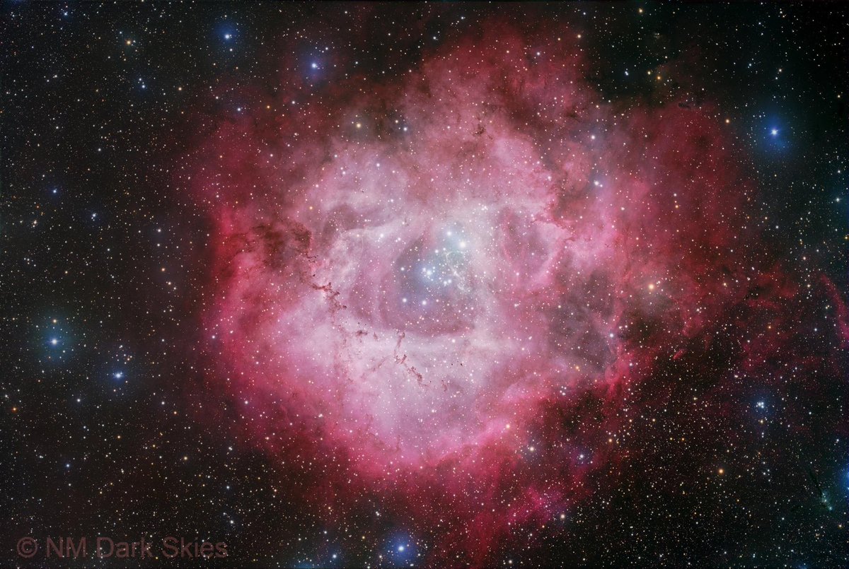 'A Cosmic Rose: NGC 2237 in Monoceros' From the #NASA_App : 
apod.nasa.gov/apod/ap250214.…