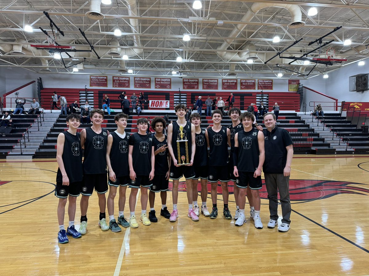 nohs_basketball's tweet photo. Congrats to the JV team on their tournament Championship today @ B East with wins over St X, Atherton, and B East! #MustangNation https://t.co/oY4cCttt8o
