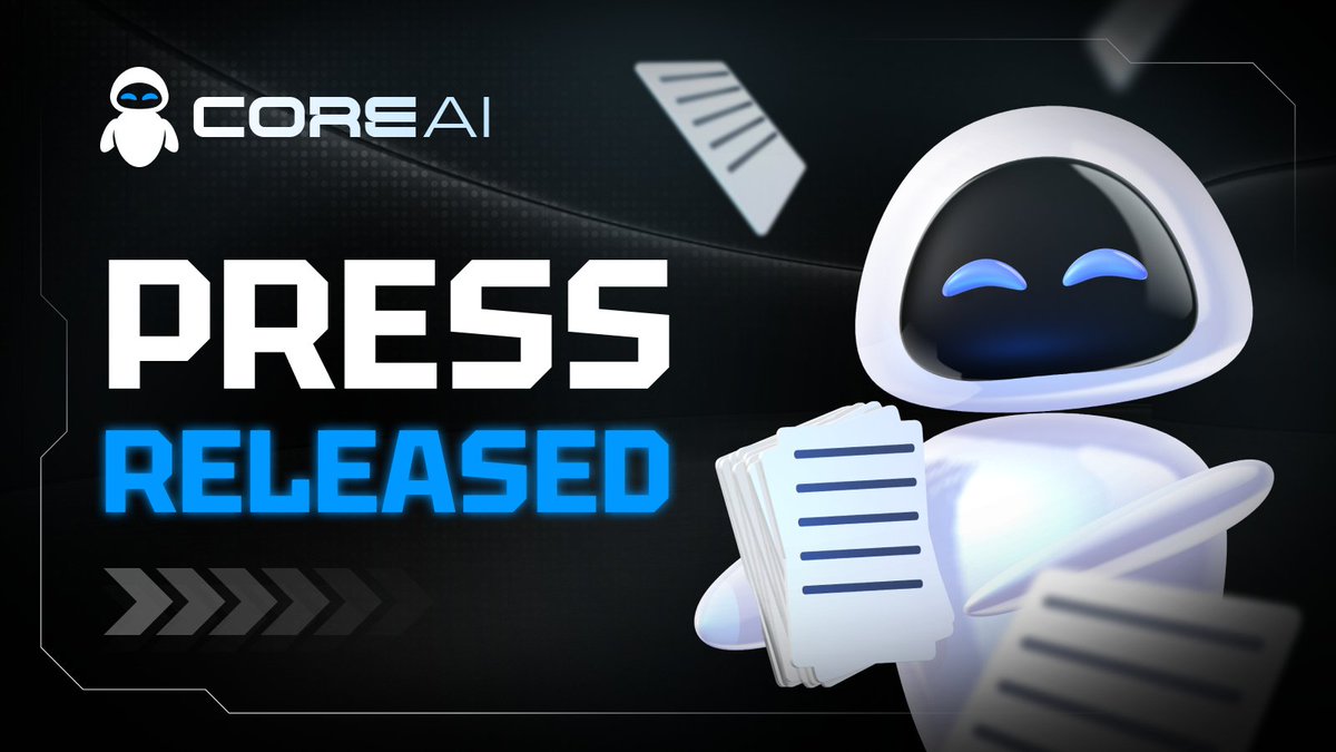 CoreAI (@coreai_official) on Twitter photo Press Relesed ๐ข
๐markets.businessinsider.com/news/stocks/coโฆ
๐ morningstar.com/news/globe-newโฆ
๐ marketwatch.com/press-release/โฆ
๐ apnews.com/press-release/โฆ
๐ streetinsider.com/dr/news.php?idโฆ
๐ benzinga.com/pressreleases/โฆ
Stay tuned for more exciting updates! ๐ก Press Relesed ๐ข
๐markets.businessinsider.com/news/stocks/coโฆ
๐ morningstar.com/news/globe-newโฆ
๐ marketwatch.com/press-release/โฆ
๐ apnews.com/press-release/โฆ
๐ streetinsider.com/dr/news.php?idโฆ
๐ benzinga.com/pressreleases/โฆ
Stay tuned for more exciting updates! ๐ก