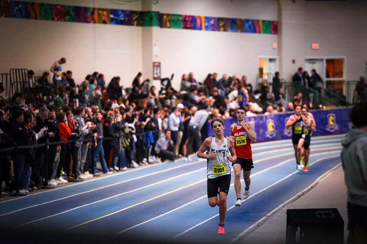 Sophomore Emma Ausilio ran a season best time of 12:05 for 2 miles (in one shoe!) for 12th and freshman Caroline Gorski ran a personal best of 12:41 for 17th!  
Sophomore Colin Ward had a big personal best to run 10:18!