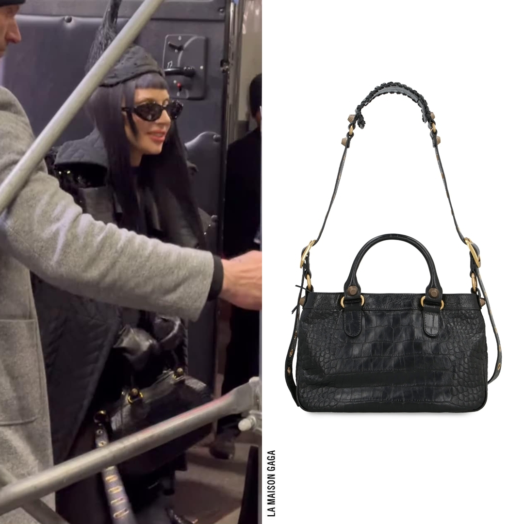 Lady Gaga also carried a #Balenciaga 