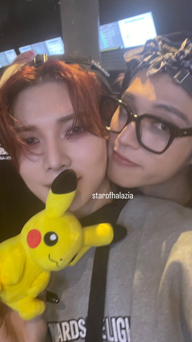 starofhalazia's tweet photo. Pikachu got adopted by woosang 
#ATEEZinCopenhagen #ATEEZ https://t.co/MHt5j4eWNL