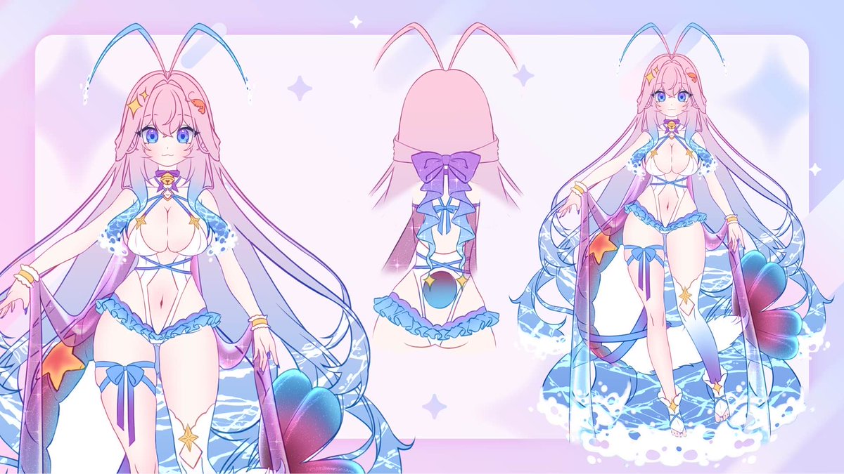holoebii's tweet image. ˖°𓇼𓂃 𓈒𓏸 Swimming on in ˖°𓇼𓂃 𓈒𓏸
Hello there, I'm the sweetest shrimp of the 7 seas! I'm Holo! It's an absolute pleasure to meet you! Let's be friends and I will share my plankton with you🩷