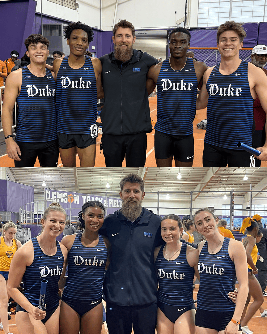2 MORE SCHOOL RECORDS🚨

Both Men's and Women's 4x400 teams set new Duke School Records today at the Clemson Tiger Paw Invitational‼️😈

#HereComesDuke