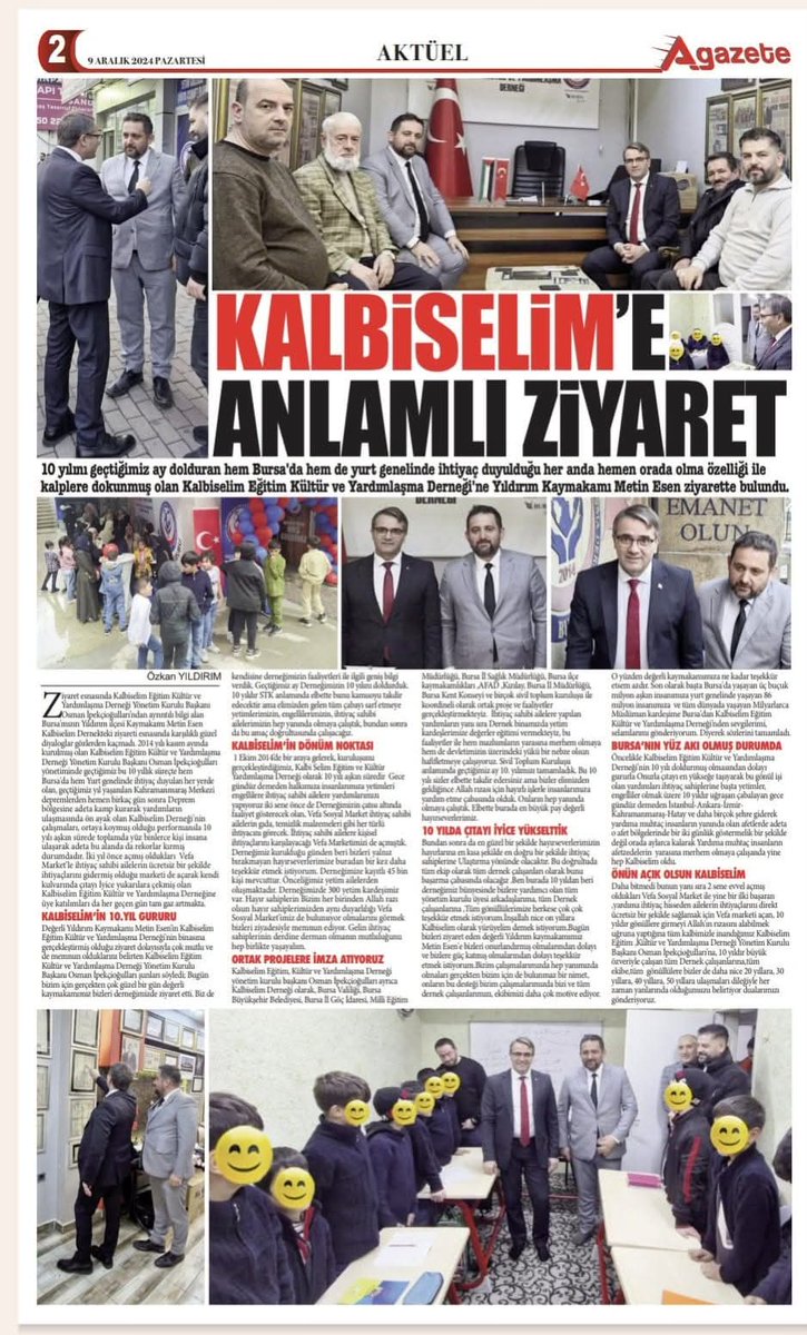 Kalbiselim Eğitim, Kültür ve Yardımlaşma Derneği (@kalbiselim16) on Twitter photo 