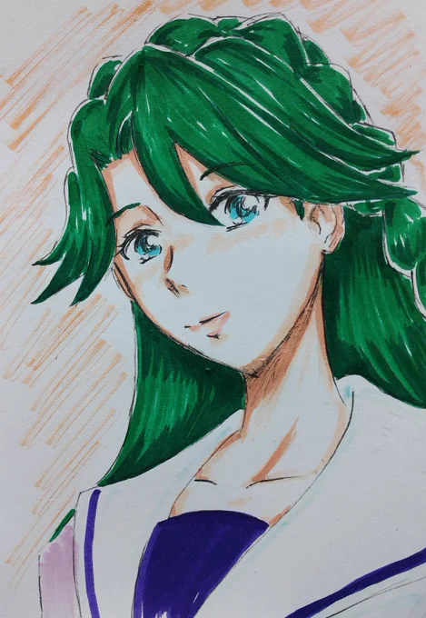 #ゴープリ10周年なので海藤みなみさん3733枚描いてお祝い(138)寝起きらくがき。 