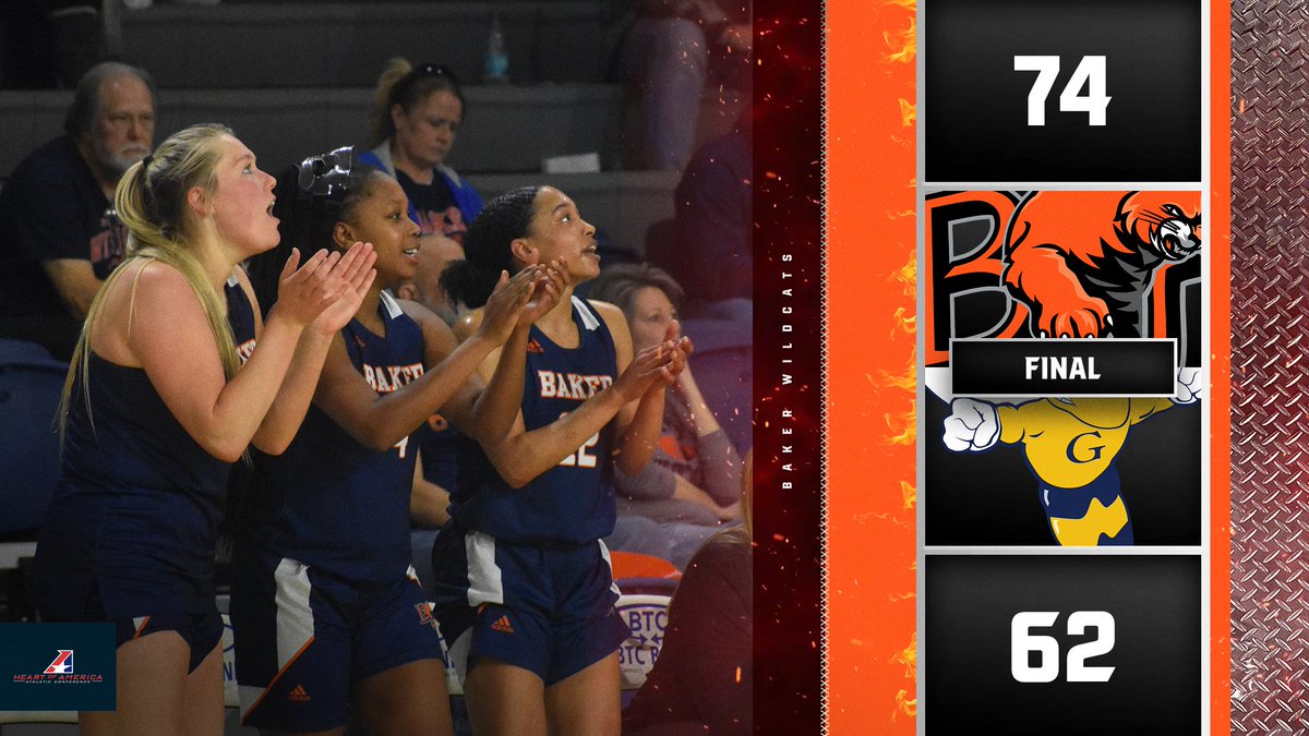 Baker Athletics (@bakerathletics) on Twitter photo WBB: WILDCATS WIN!!
<a href="/BUWomensBBall/">Baker Womens Hoops</a> goes on the road and earns a commanding 74-62 victory over Graceland in the final road game of the regular season for BU!
Morris finishes with 19 pts, Barrett posts a double-double with 18 pts and 11 reb!! WBB: WILDCATS WIN!!
<a href="/BUWomensBBall/">Baker Womens Hoops</a> goes on the road and earns a commanding 74-62 victory over Graceland in the final road game of the regular season for BU!
Morris finishes with 19 pts, Barrett posts a double-double with 18 pts and 11 reb!!