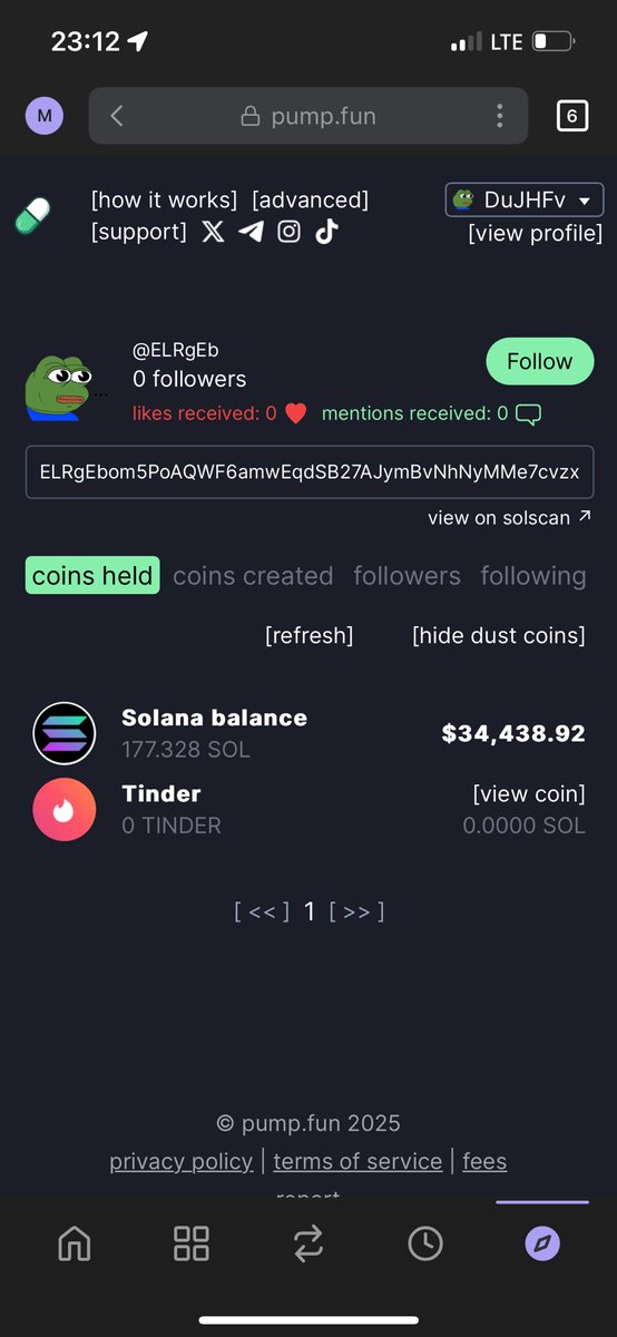 mark_sisan's tweet photo. Tinder CEO @SeanJRad created his own memecoin and rugpulled it‼️‼️‼️
@elonmusk @SECGov #CRYPTO #MemeCoinSeason #jailseanjrad
#fucktinder https://t.co/LoLn27peG2