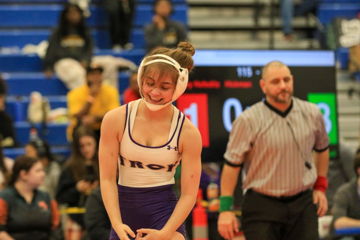 MetroSportsSTL's tweet image. GWrestling: C2D2 Tourney: All smiles today for @TBHSWrestling as the Trojans upset defending state champion Francis Howell Central 198.5-179.5 to claim their first district title in program history. Troy crowned 4 district champions and will send 8 to the state tourney. @tbhs_ad