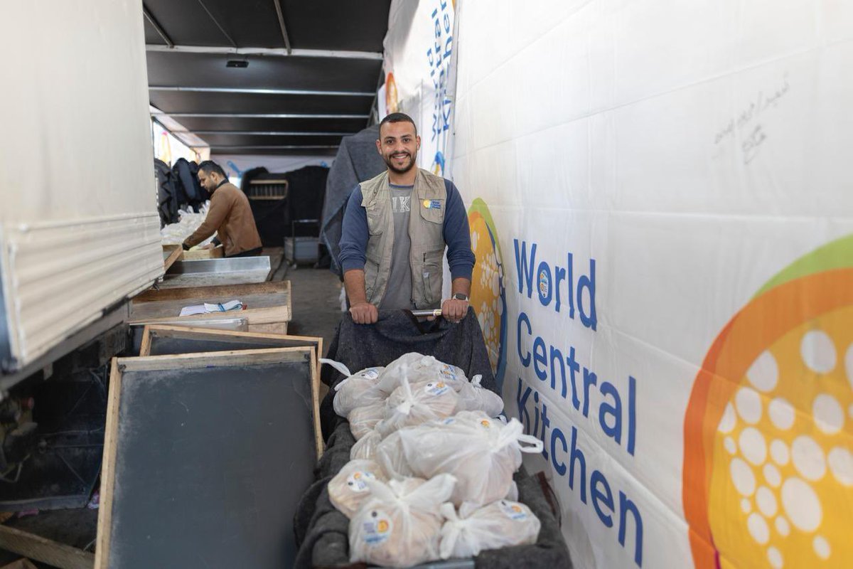 Chef José Andrés 🕊️🥘🍳 (@chefjoseandres) on Twitter photo I’m so proud of the <a href="/WCKitchen/">World Central Kitchen</a> mobile bakery in Gaza…operating 24/7 and producing more than 50,000 loaves of pita every day. Thanks to the brave amazing teams working day and night to distribute meals to shelters, camps, medical facilities…and thanks to my friend I’m so proud of the <a href="/WCKitchen/">World Central Kitchen</a> mobile bakery in Gaza…operating 24/7 and producing more than 50,000 loaves of pita every day. Thanks to the brave amazing teams working day and night to distribute meals to shelters, camps, medical facilities…and thanks to my friend