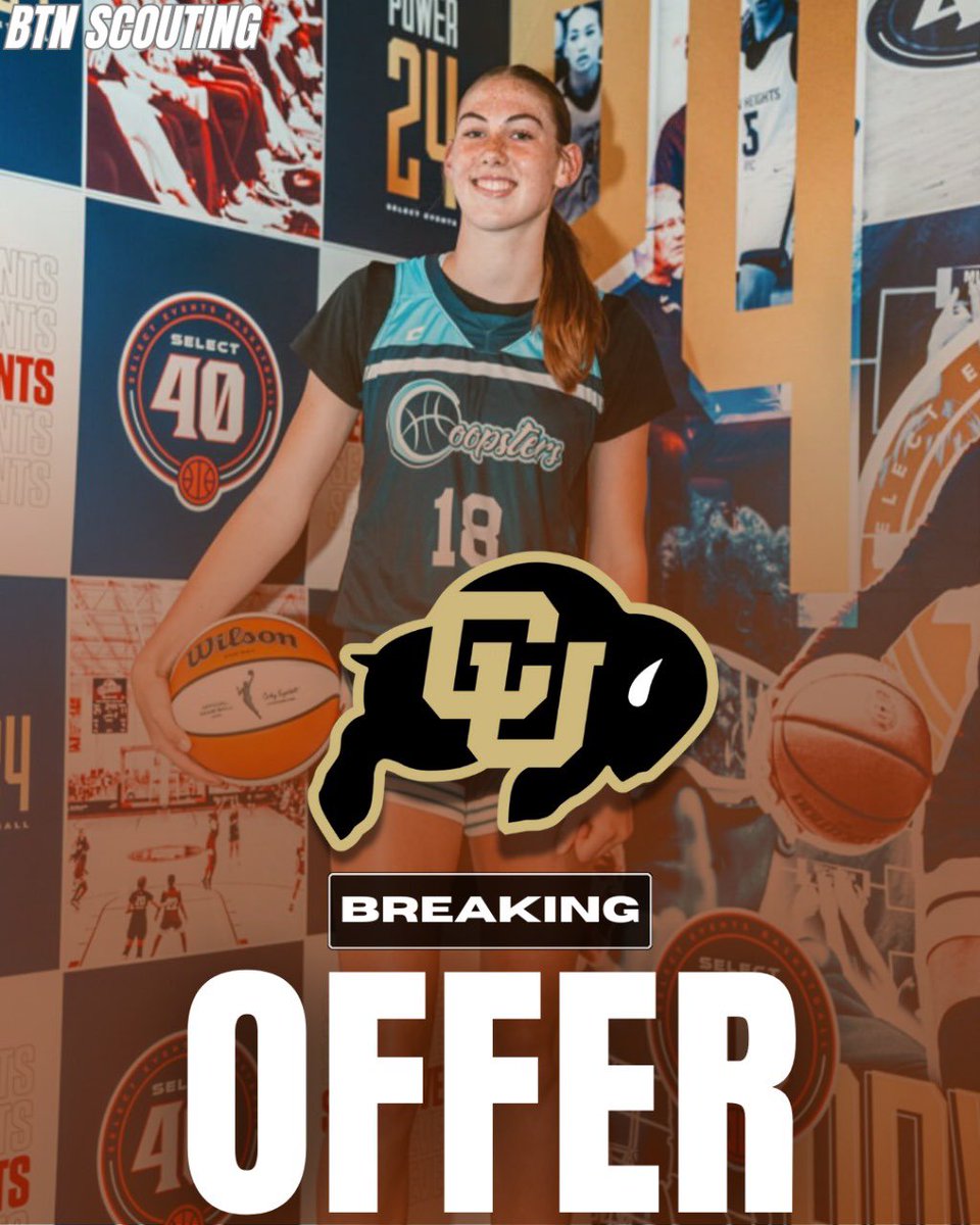 BTN Scouting (@btnscouting) on Twitter photo BTN Scouting Service Update 🚨
28' Reece Gilpatrick (<a href="/reecegil18/">reece gilpatrick</a>) 6-4 Forward from Broomfield HS (CO) picks up an Big 12 Conference offer from Colorado Buffaloes (<a href="/CUBuffsWBB/">Colorado Women's Basketball 🦬</a>) (<a href="/CoachJRPayne/">CoachJRPayne</a>) (<a href="/taelorkarr/">Taelor Karr</a>)
read more+: btnscouting.com/reece-gilpatri…
<a href="/COHoopsters/">Colorado Hoopsters</a> | <a href="/BTNScouting/">BTN Scouting</a> BTN Scouting Service Update 🚨
28' Reece Gilpatrick (<a href="/reecegil18/">reece gilpatrick</a>) 6-4 Forward from Broomfield HS (CO) picks up an Big 12 Conference offer from Colorado Buffaloes (<a href="/CUBuffsWBB/">Colorado Women's Basketball 🦬</a>) (<a href="/CoachJRPayne/">CoachJRPayne</a>) (<a href="/taelorkarr/">Taelor Karr</a>)
read more+: btnscouting.com/reece-gilpatri…
<a href="/COHoopsters/">Colorado Hoopsters</a> | <a href="/BTNScouting/">BTN Scouting</a>