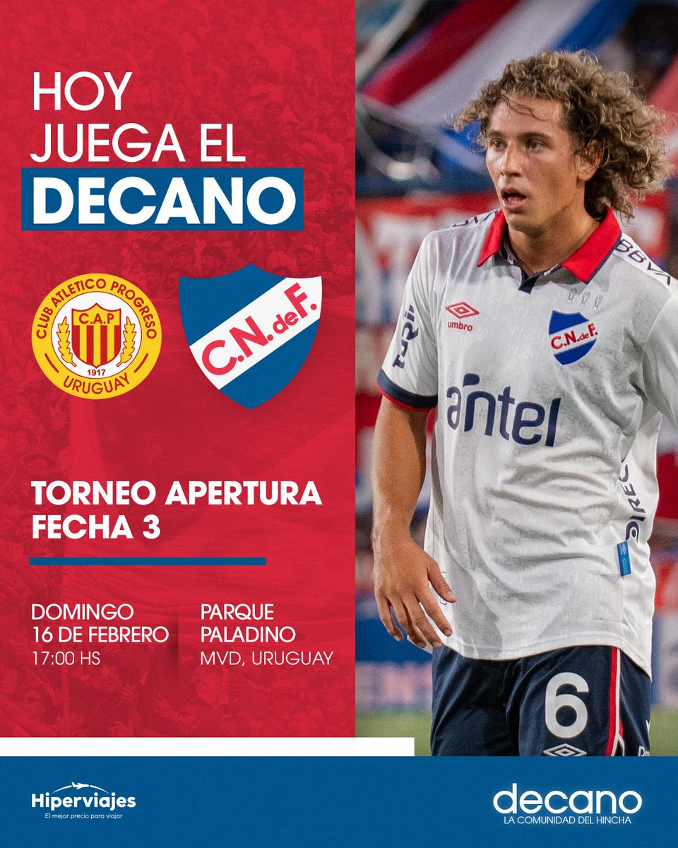¡Hoy juega el Decano del fútbol uruguayo!

Nacional Nacional  🇳🇱