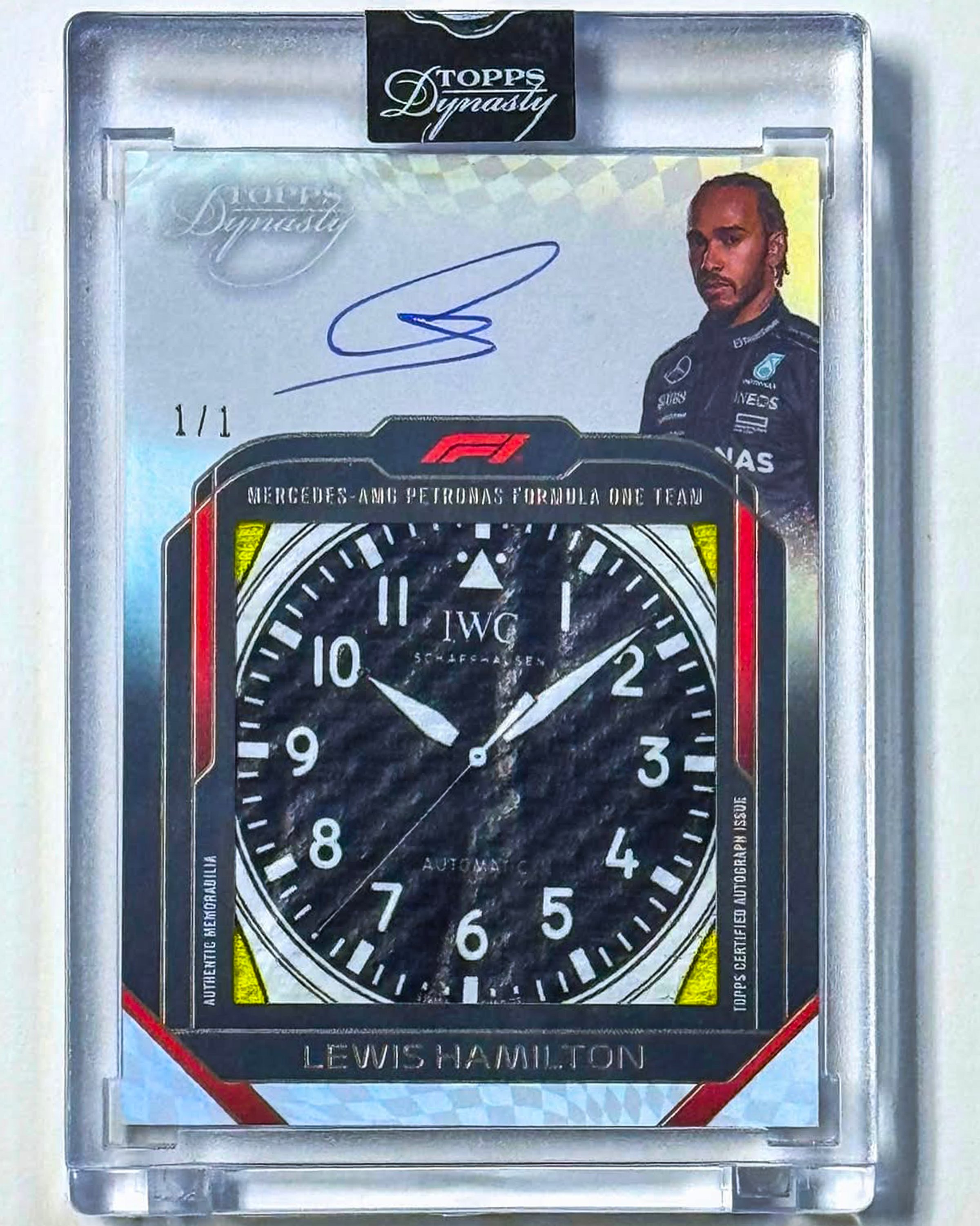 2021 Topps Formula 1 F1 Lewis Hamilton #96 Aqua 153/199