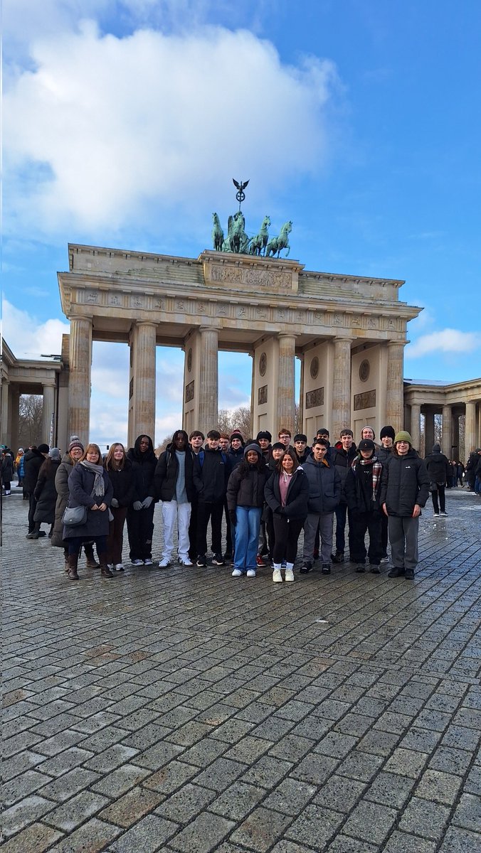 Bablake in Berlin! Great day visiting sites connected with the Cold War and Nazi Germany.