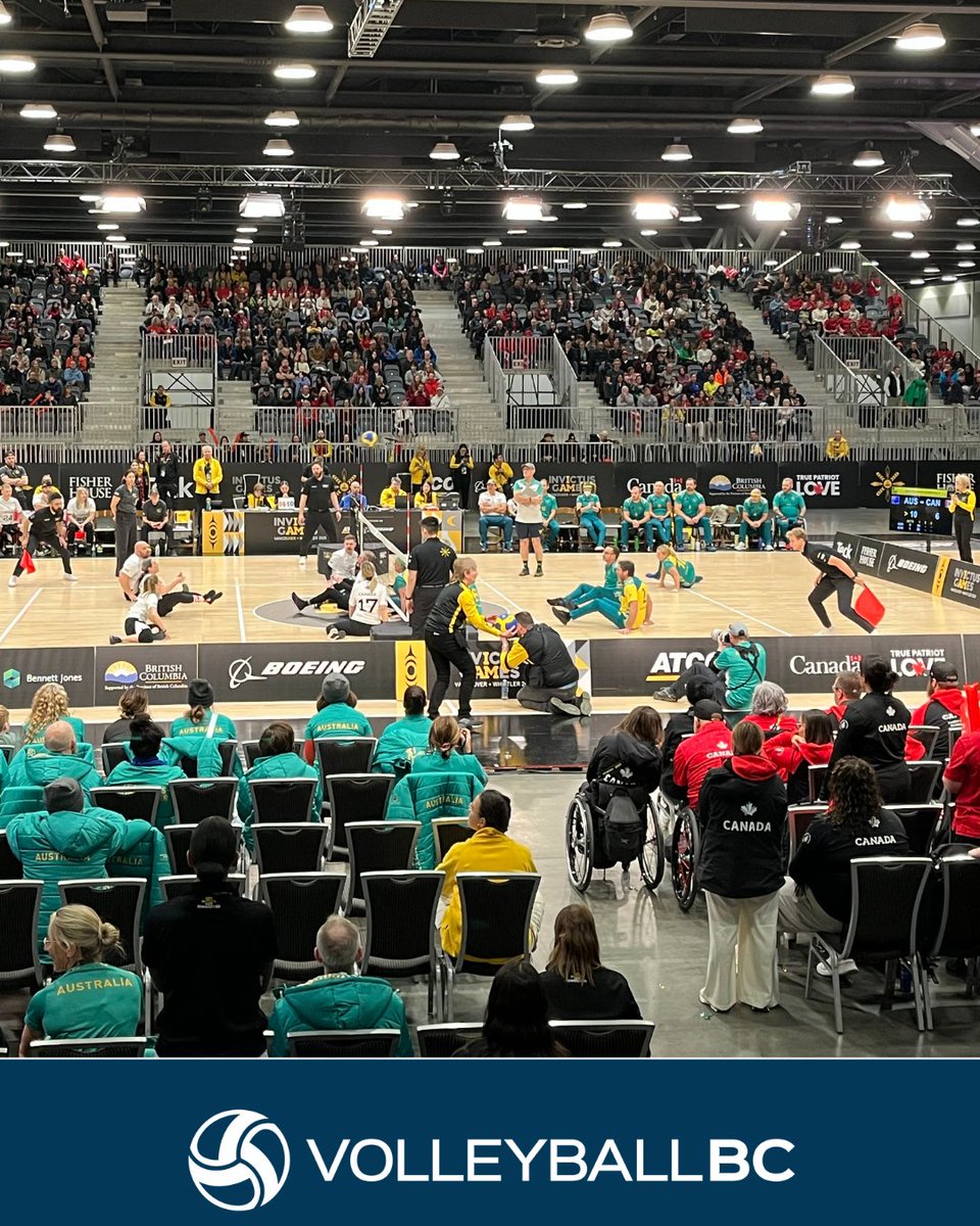 Volleyball BC (@volleyballbc) on Twitter photo Volleyball BC is at the <a href="/InvictusGames25/">Invictus Games Vancouver Whistler 2025</a> watching some of the amazing #sittingvolleyball athletes and cheering on Team Canada! Don't miss it! Volleyball BC is at the <a href="/InvictusGames25/">Invictus Games Vancouver Whistler 2025</a> watching some of the amazing #sittingvolleyball athletes and cheering on Team Canada! Don't miss it!