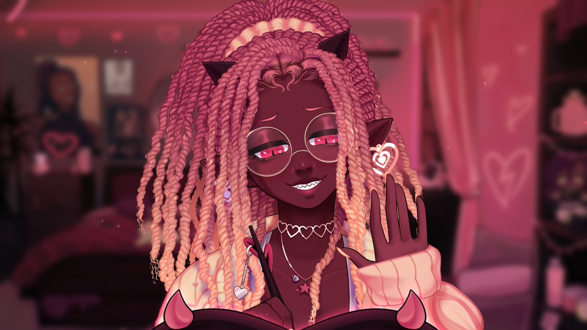 KishinShinobi's tweet image. Black History Month Day 15 is here and coming in hot is THE ONE AND ONLY @LovMura! She's an absolutely AMAZING artist who's top tier at BIPOC designs, and makes the most amazing vtuber models I've seen on the platform, INCLUDING ME! Insanely sweet and cozy presence SHOW SOME LOVE