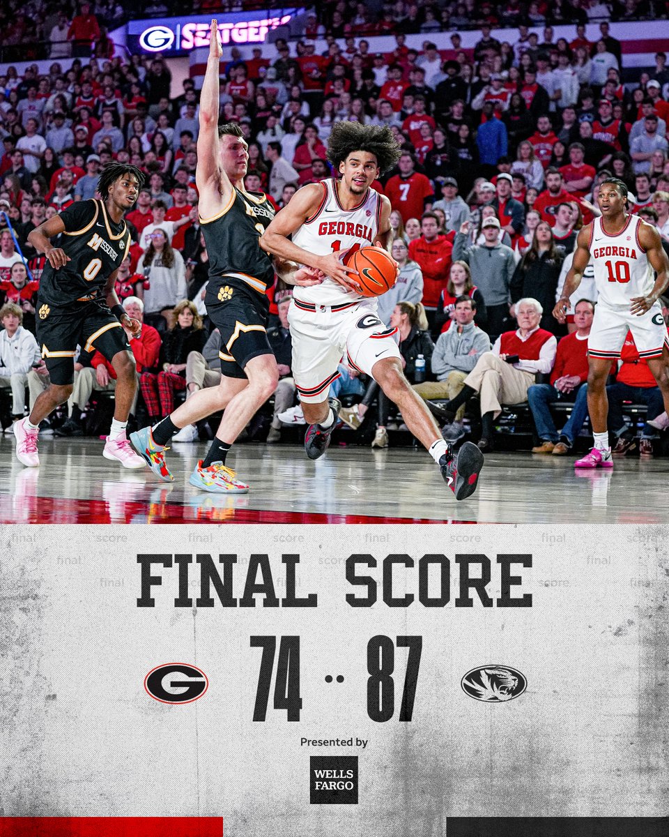 UGABasketball's tweet image. Final

#GoDawgs | @WellsFargo