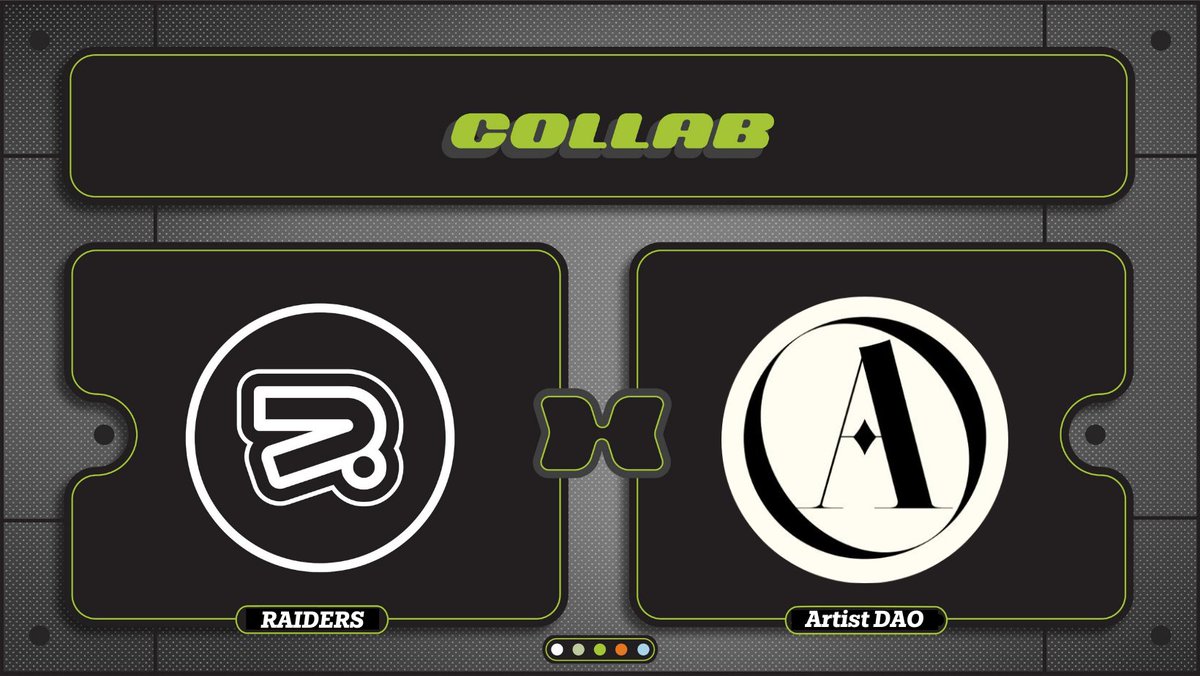 Raiders (@raiderslab) on Twitter photo RAIDERS π€ ARTISTDAO
We're thrilled to announce the collabration with <a href="/Artistdaofun/">Artist DAO</a>
Together, we'll explore the advantages of ArtistDao, one of the most promising projects in the market. RAIDERS π€ ARTISTDAO
We're thrilled to announce the collabration with <a href="/Artistdaofun/">Artist DAO</a>
Together, we'll explore the advantages of ArtistDao, one of the most promising projects in the market.