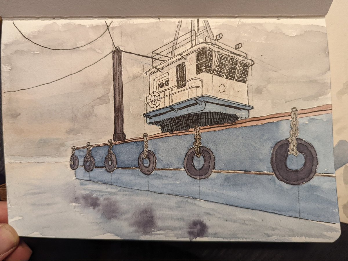 Lhet's tweet image. #4 boat
Linework went well enough, less happy with the colors but whatev