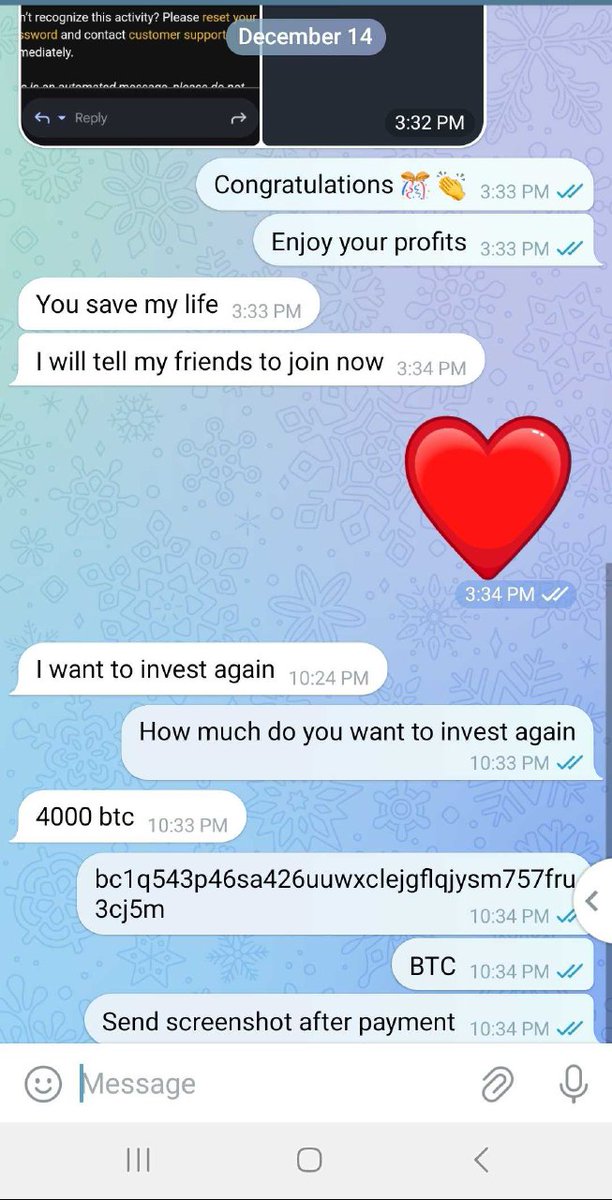 joeP_FOREX's tweet image. KEEP YOUR INVESTMENT COMING BUDDIES

ASK FOR THE ABOVE ADDRESS

INVEST AND EARN???

#germany #GermanSupport #ForexMarket #stockmarketsindia #CryptoNews #TradeSmart