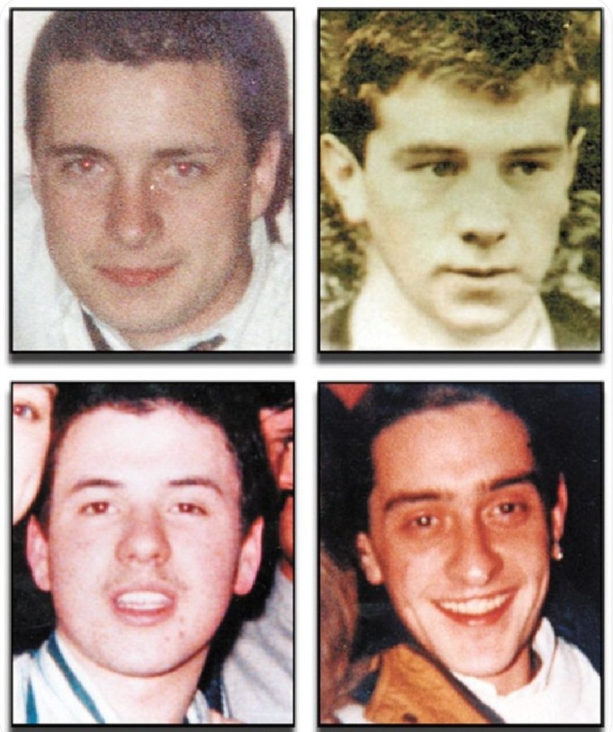 KevinCampSF's tweet image. Remembering with pride the sacrifice of four young IRA Volunteers Kevin Barry O'Donnell (21) Patrick Vincent (20) Peter Clancy (21) &amp;amp; Seán O'Farrell (22) ambushed by undercover British forces who fired 514 rounds in the shoot-to-kill operation 16 February 1992 Clonoe, East Tyrone