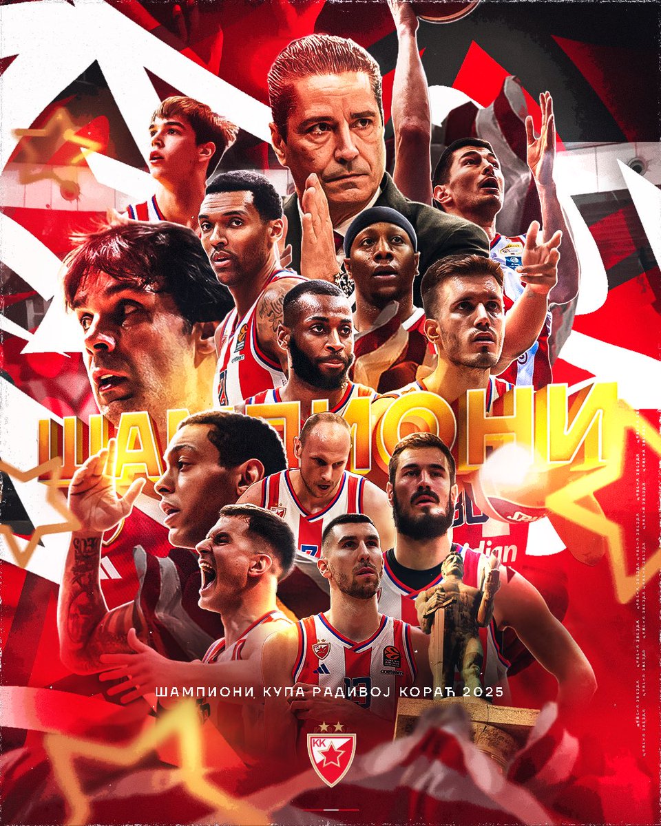 KK Crvena zvezda Meridianbet tweet media
