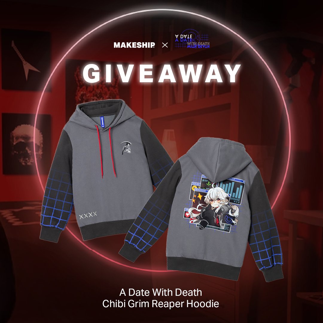 Two and a Half Studios (@twohalfstudios) on Twitter photo It's time for a GIVEAWAY ahead of our brand new A Date with Death Hoodie launch on Makeship 🥳
How to enter?
🌻 Follow @makeship and <a href="/TwoHalfStudios/">Two and a Half Studios</a>
🌻 Retweet this post
This giveaway ends Feb 18th, so get in quick! It's time for a GIVEAWAY ahead of our brand new A Date with Death Hoodie launch on Makeship 🥳
How to enter?
🌻 Follow @makeship and <a href="/TwoHalfStudios/">Two and a Half Studios</a>
🌻 Retweet this post
This giveaway ends Feb 18th, so get in quick!