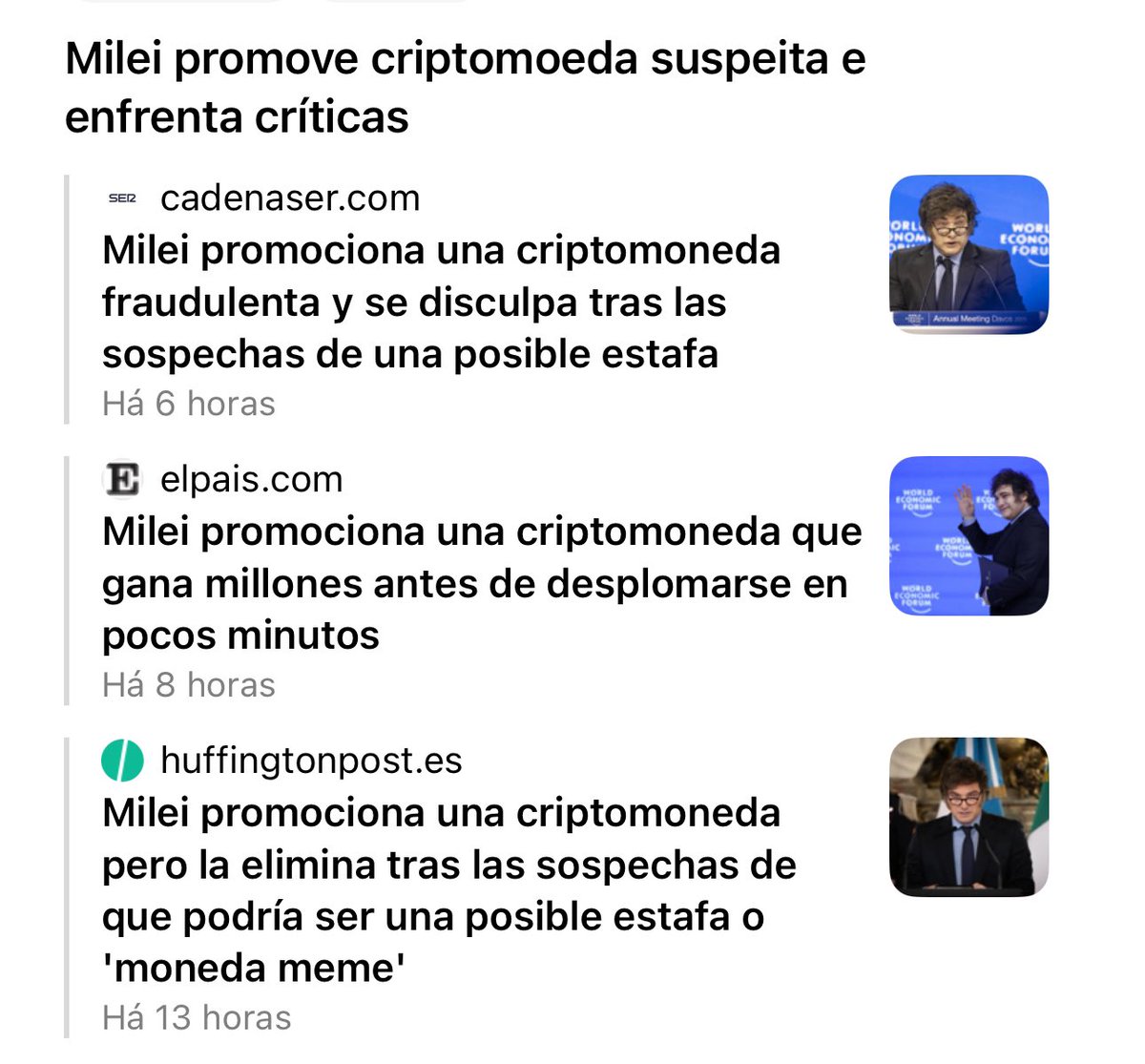 prof_romaro's tweet photo. Javier Milei promovendo criptomoeda: 🚀📈 3 horas depois: 💥📉 44 mil prejuízos confirmados.
Novo recorde: o crash mais rápido que sua paciência com keynesiano. 😂 #MileiCoin #ToTheBottom https://t.co/GQBajjeHQ8