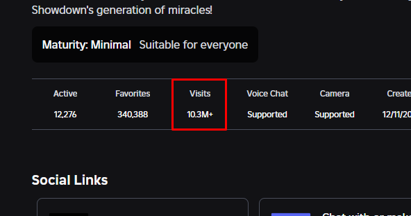 we hit 10m visits on the game! 🥳

Use code "10mil.visits" for +1k$ and +1 lucky style spin!🤑