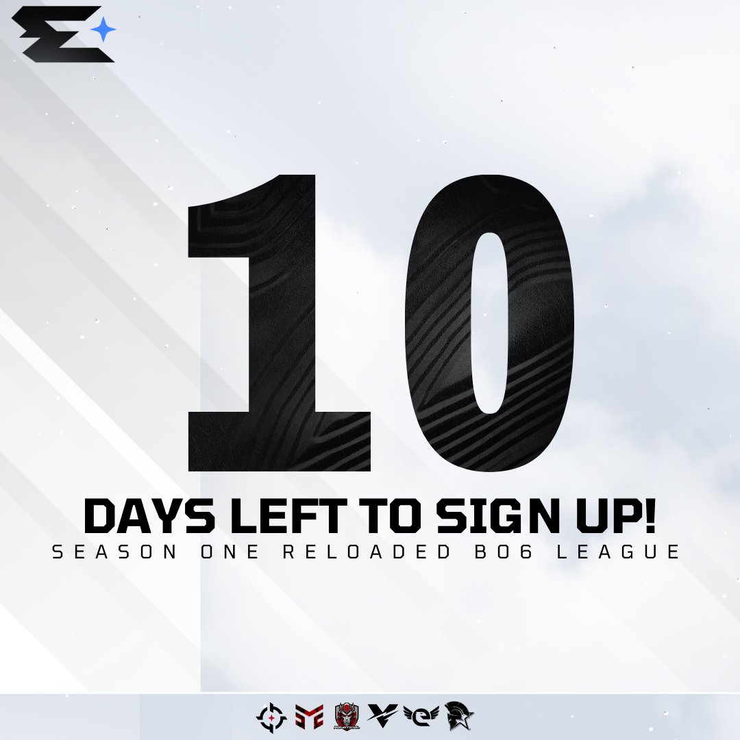 Exhale Competitive League (@exhaleleague) on Twitter photo 🚨10 days left to register for the <a href="/ExhaleLeague/">Exhale Competitive League</a>
Season One Reloaded BO6 League!🚨
💰$2,200 +/-
🆚72 Team (MAX)
📆4 Week Reg Season | 3 Week Playoff
🎥Casted Matches
📝Sign Ups: forms.gle/GRpQF3MPZA5K2B…
🖥️Discord: discord.com/invite/eVSXMKA…
#ExhaleLeague • #CODLeague 🚨10 days left to register for the <a href="/ExhaleLeague/">Exhale Competitive League</a>
Season One Reloaded BO6 League!🚨
💰$2,200 +/-
🆚72 Team (MAX)
📆4 Week Reg Season | 3 Week Playoff
🎥Casted Matches
📝Sign Ups: forms.gle/GRpQF3MPZA5K2B…
🖥️Discord: discord.com/invite/eVSXMKA…
#ExhaleLeague • #CODLeague