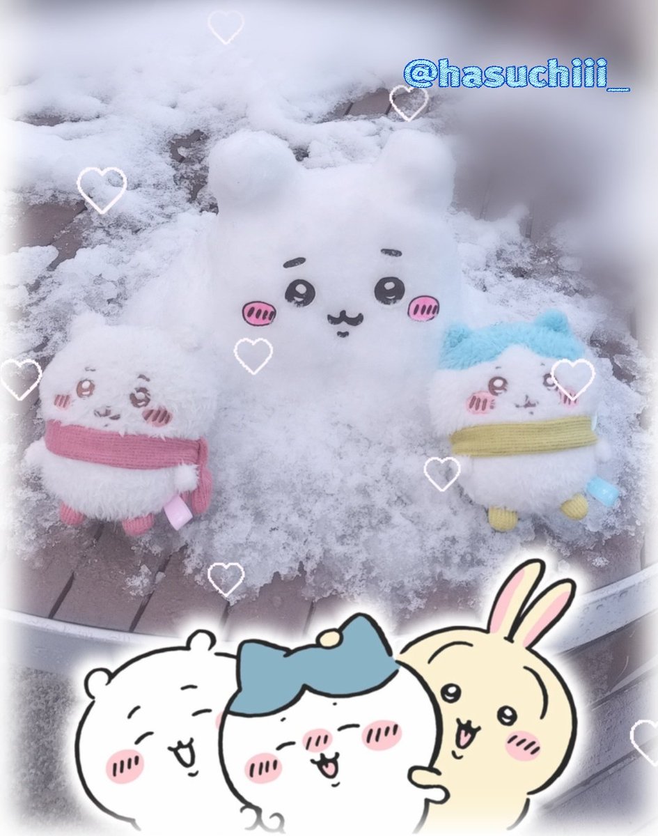 hasuchiii_'s tweet photo. この間いっぱい雪降った時に作った🫶🏻☃️❄ https://t.co/Mz6Yvt60IM