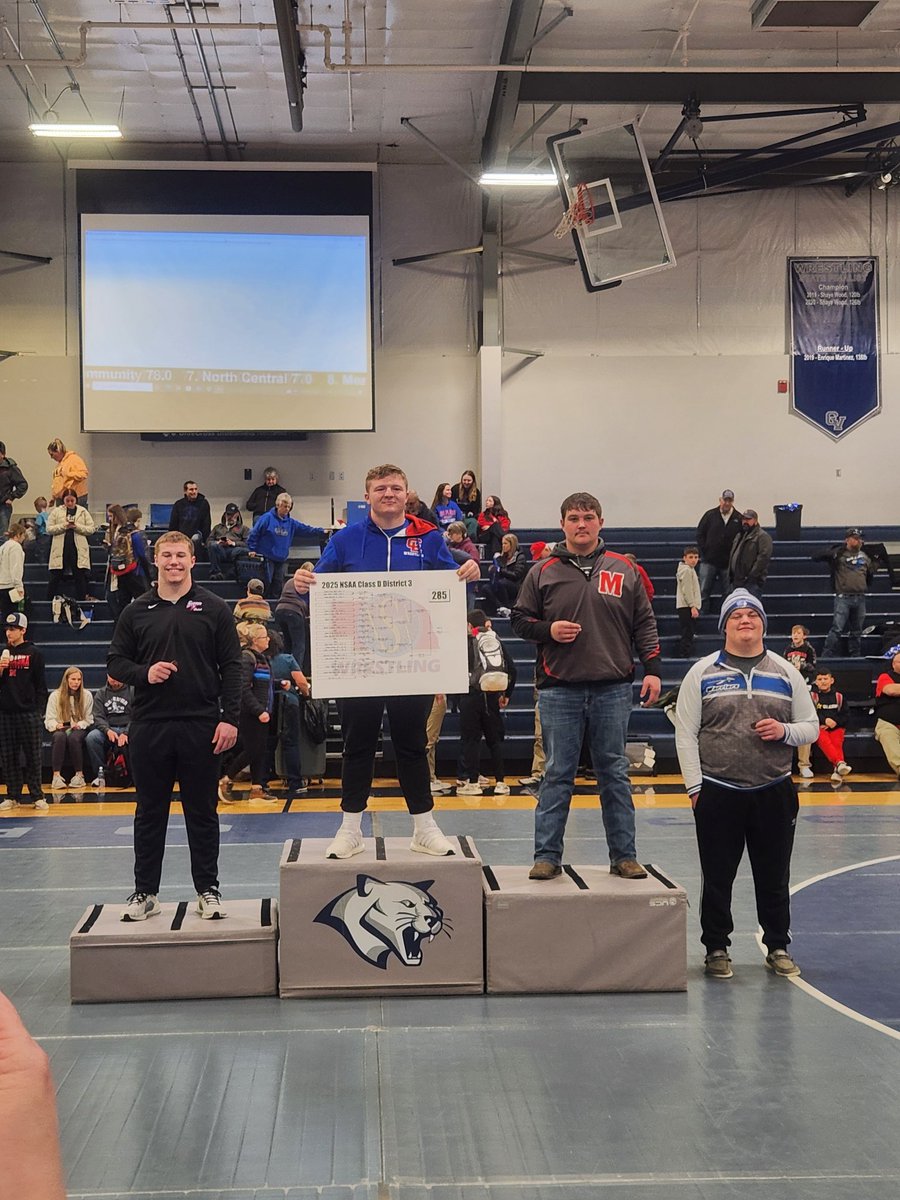 Sharman finishes 3rd at districts! #hpcstorm #hpcwrestling