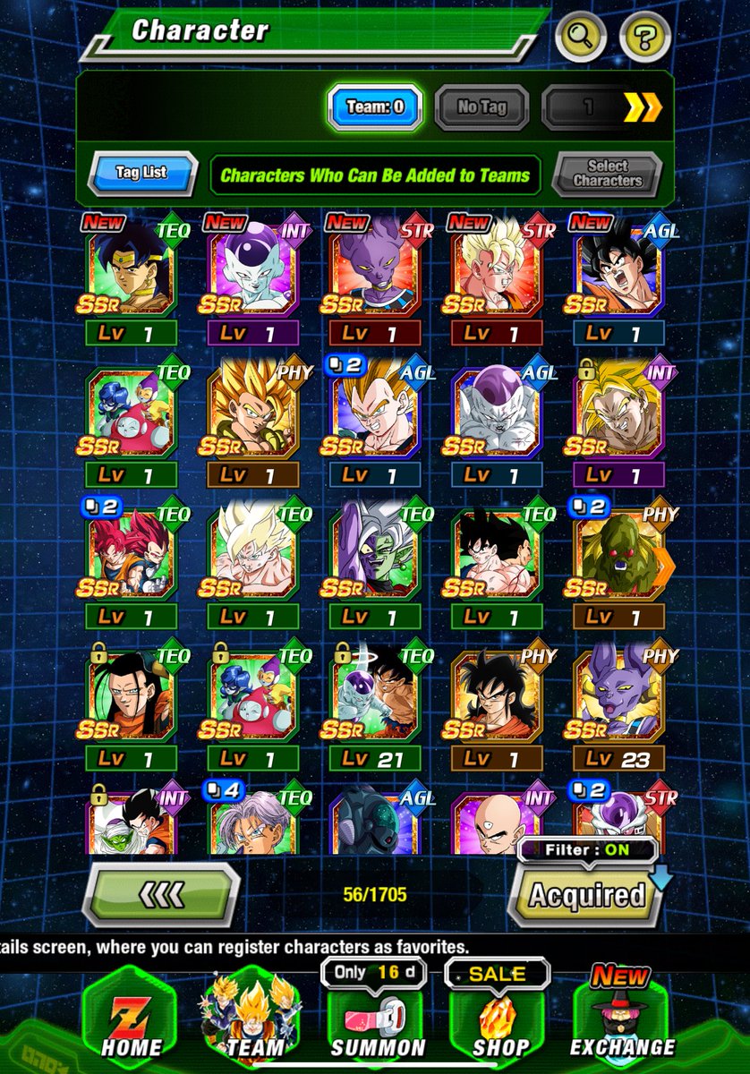 10th Anniversary Part 2 Summons. A complete uno reverse from the 1st Part. 900 on the “shafted” account got me first copies of both Brolys and Future Gohan along with 2 Gogetas and G/F while 2000 on the “lucky” account barely got me 1 Gogeta and a couple of useful dupes