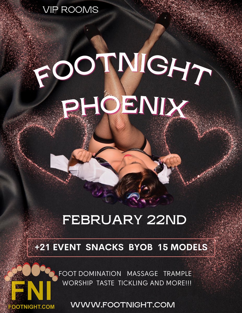 👣footnight.com👣 (@footnight) on Twitter photo DON'T MISS OUT ON #PHOENIX #feet
Limited Capacity: ger your ticket now
footnight.com/event/footnigh… <a href="/FootNightPhx/">FootNightPhoenix</a> DON'T MISS OUT ON #PHOENIX #feet
Limited Capacity: ger your ticket now
footnight.com/event/footnigh… <a href="/FootNightPhx/">FootNightPhoenix</a>