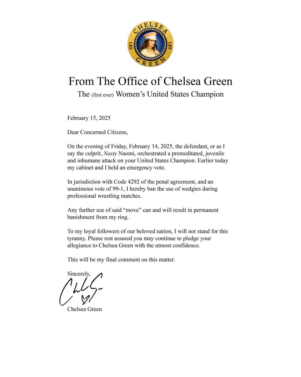 CHELSEA GREEN tweet media