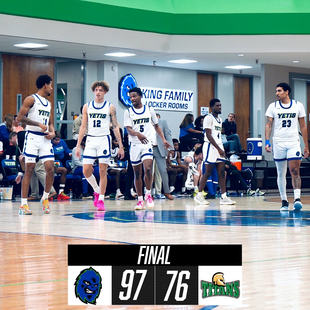 Another dub for the Yetis! ❄️🏀 

#yetination #njcaa #region10 #collegesports #collegebball #JUCO #shelbync #basketball #basketballteam #collegehoops #yetiornot #JucoToD1 #YetiBasketball #AllBusiness #YetiStrong