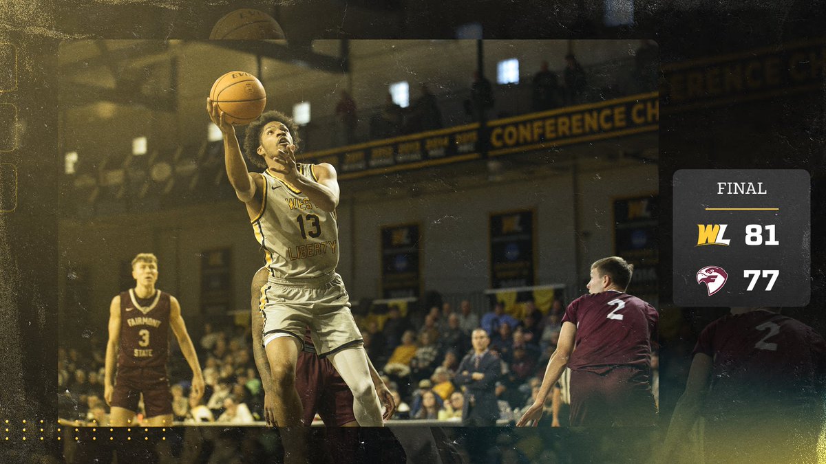 No.10 West Liberty beats No.11 Fairmont State to take over sole possession of first place in the MEC !!!
#GoWLU | #TopperNation